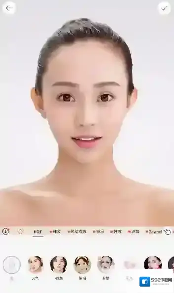 《美妆相机》换发型功能使用说明