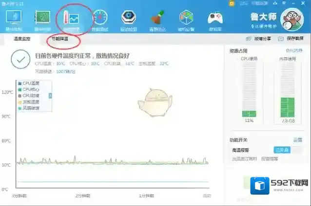 《鲁大师》关闭节能省电方案方法介绍