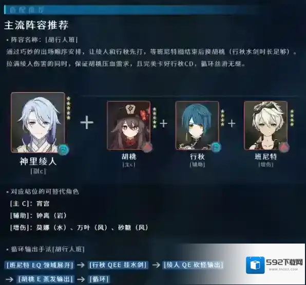 原神V2.6人气角色_神里绫人全方位的养成技巧