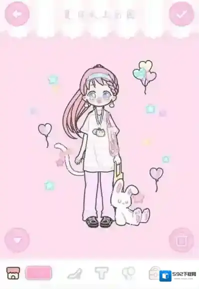 装扮少女水上乐园