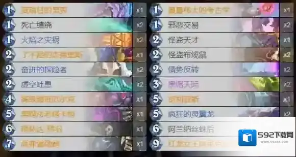 炉石传说：魔兽英雄传卡组