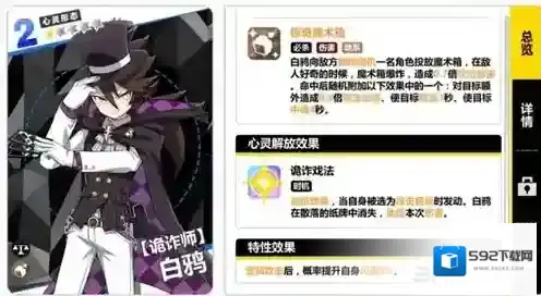心灵战争诡诈师白鸦怎么样 诡诈师白鸦强度分析
