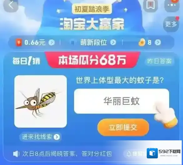 淘宝网今日答案