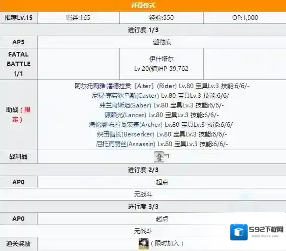 FGO配置