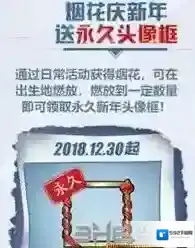 刺激战场元旦头像框怎么得 永久新年头像框获得方法介绍