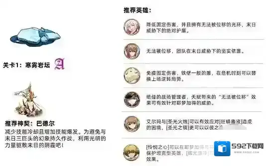 梦幻模拟战寒雾岩坛打法攻略